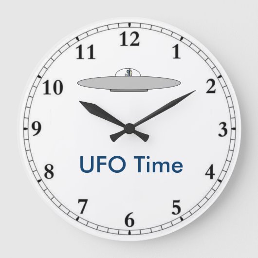 UFO-tijdklok Grote Klok (Voorkant)