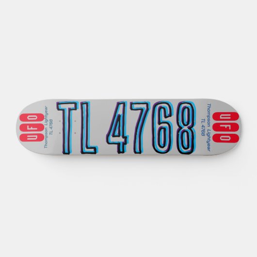 UFO TL4768 7 3/4-inch skateboard Deck (Horizontaal)