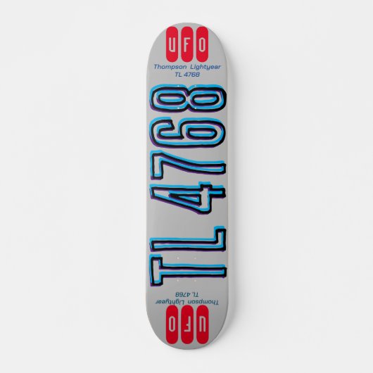 UFO TL4768 7 3/4-inch skateboard Deck (Voorkant)