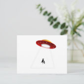 UFO Toilet Briefkaart (Staand voorkant)