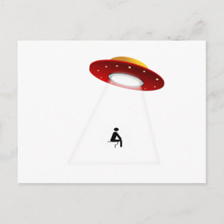 UFO Toilet Briefkaart