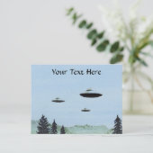 UFO Trio-Briefkaart Briefkaart (Staand voorkant)