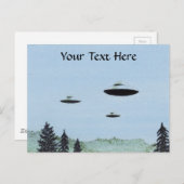 UFO Trio-Briefkaart Briefkaart (Voorkant / Achterkant)