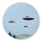 UFO Trio Keramische Knop (Voorkant)