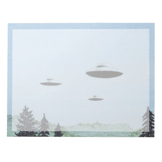 UFO Trio Notitieblok (Voorkant)