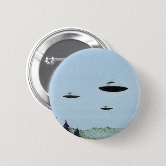 UFO Trio Ronde Button 5,7 Cm (Voorkant /achterkant)