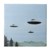 UFO Trio Tegeltje (Voorkant)
