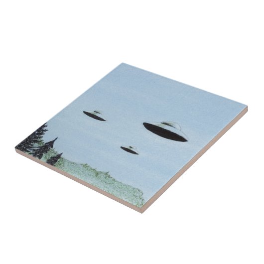 UFO Trio Tegeltje (Zijkant)