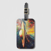 UFO UAP BAGAGELABEL (Voorkant (verticaal))