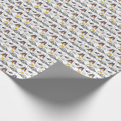 UFO UAP buitenaardse ontvoering Cadeaupapier (Hoek)