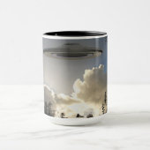 UFO Ufology Alien Coffee Cup Mok (Midden)