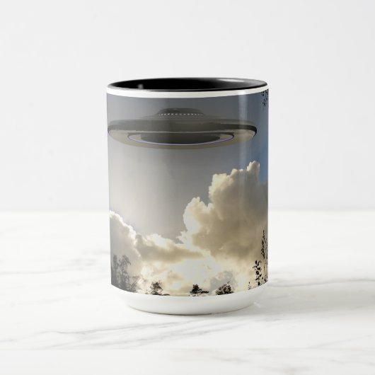 UFO Ufology Alien Coffee Cup Mok (Midden)