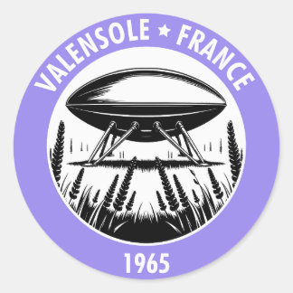 UFO Valensole 1965 Ronde Sticker