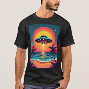 UFO van een eiland T-shirt