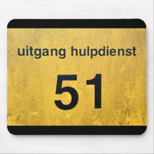 ufo veiligheidsuitgang muismat