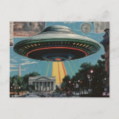UFO via DC Briefkaart (Voorkant)