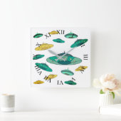 UFO VIERKANTE KLOK (Huis)