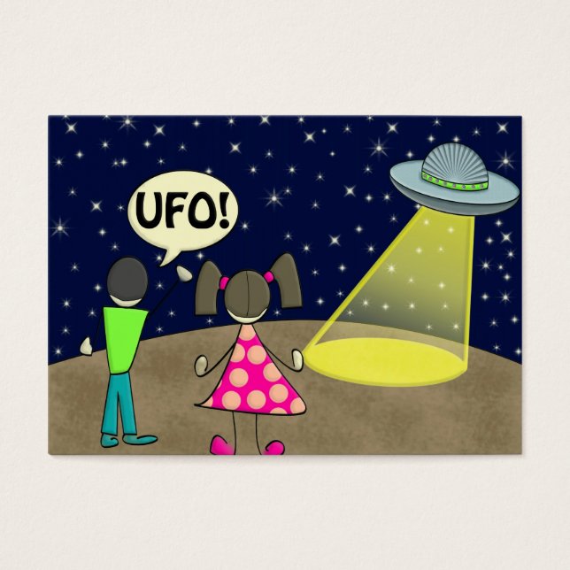 ufo visitekaartje (Voorkant)