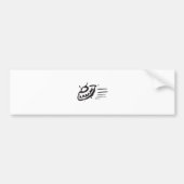 UFO - vliegende schok - ruimteschip Bumpersticker (Voorkant)