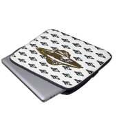 UFO vliegende schotel Laptop Sleeve (Voorkant onderkant)