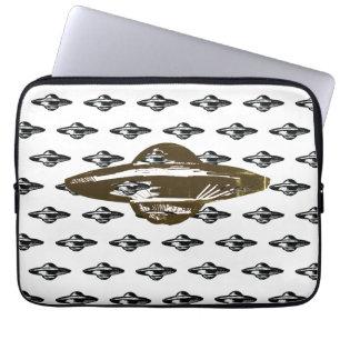 UFO vliegende schotel Laptop Sleeve