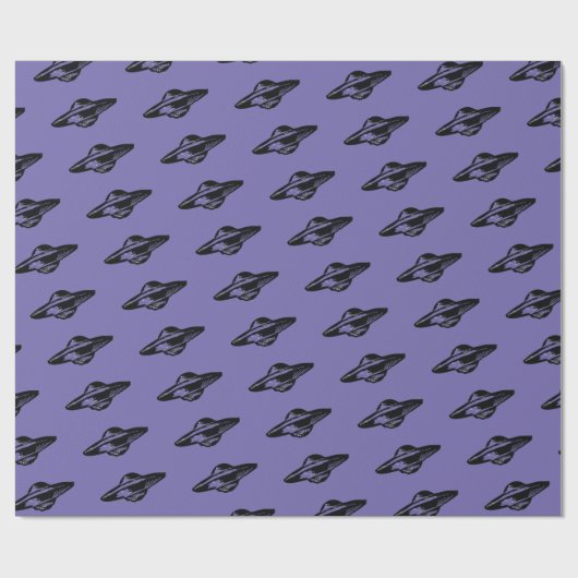 UFO-vliegensauw Cadeaupapier (Vlak)