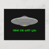 UFO - vrijwillige ontvoering Briefkaart (Voorkant)