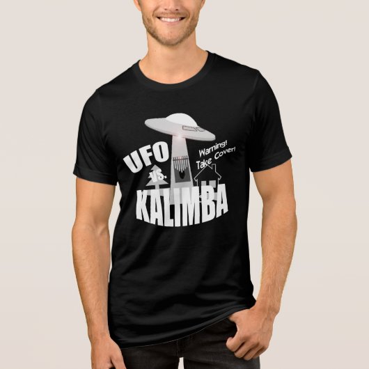UFO vs Kalimba Tri-Blend Shirt (Voorkant)
