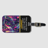 UFO-waarneming in de buurt van Area 51 Bagagelabel (Voorkant (horizontaal))