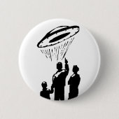 UFO-waarneming Ronde Button 5,7 Cm (Voorkant)