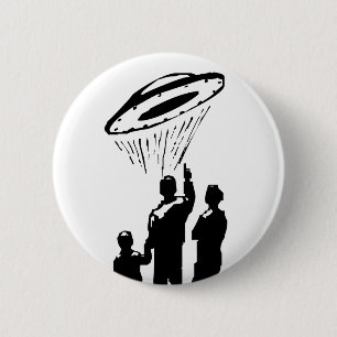 UFO-waarneming Ronde Button 5,7 Cm