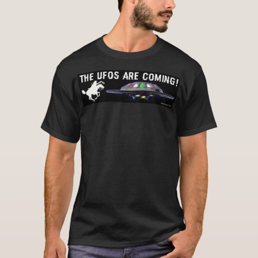 UFO-waarschuwing T-shirt (Voorkant)