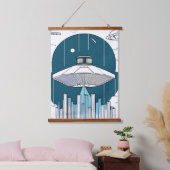Ufo Wall Tapestry Hangend Wandkleed (Slaapkamer)