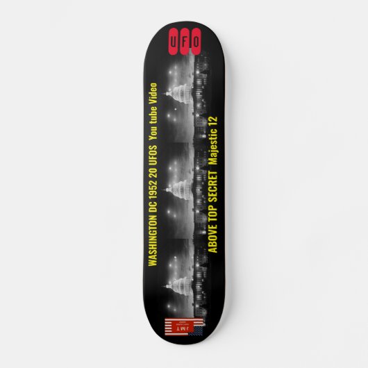 UFO WASH DC 1952 Skateboard (Voorkant)