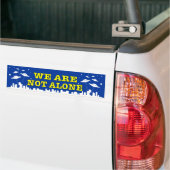 UFO We zijn niet alleen decimaal met ET-ruimtevaar Bumpersticker (Op Truck)