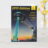 UFO-Wenskaart (Unfinished Object) voor Quilters Kaart (Gele Bloem)