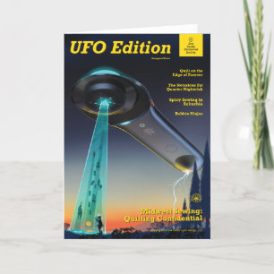 UFO-Wenskaart (Unfinished Object) voor Quilters Kaart