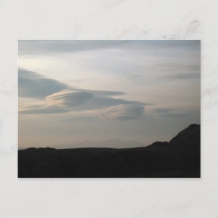 UFO-wolken Briefkaart