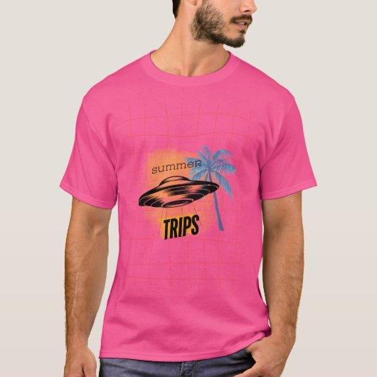 UFO zomerreis beschikbaar T-shirt (Voorkant)