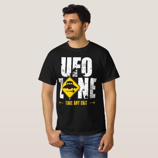 UFO-zone T-shirt (Voorkant volledig)