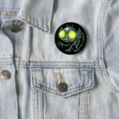 UFOLOGIE: Hopkinsville Goblin Ronde Button 5,7 Cm (In situ)