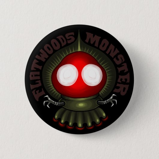 UFOLOGIE: The Flatwood Monster Ronde Button 5,7 Cm (Voorkant)
