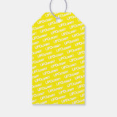 UFOlogist Party, Birthday Cadeaulabel (Achterkant)