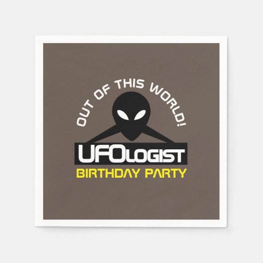 UFOlogist Party, Birthday Servet (Voorkant)