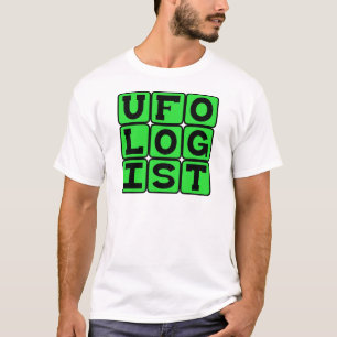 Ufoloog, Studie van Vliegende Schotels T-shirt