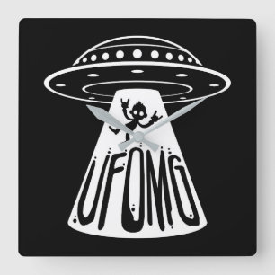 UFOMG VIERKANTE KLOK