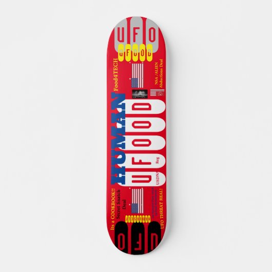 UFOOD 7 3/4-inch skateboard deck (Voorkant)