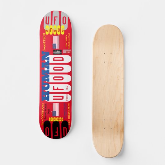 UFOOD 7 3/4-inch skateboard deck (Voorkant)