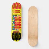 UFOOD DEAL 8 1/4" Skateboard Deck (Voorkant)