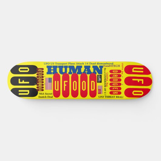 UFOOD DEAL 8 1/4" Skateboard Deck (Horizontaal)